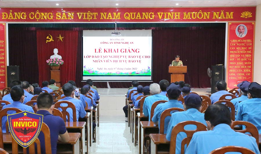 Công ty Invico đào tạo nghiệp vụ bảo vệ
